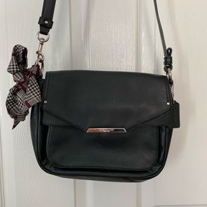 Coach Black Leather Crossbody Purse